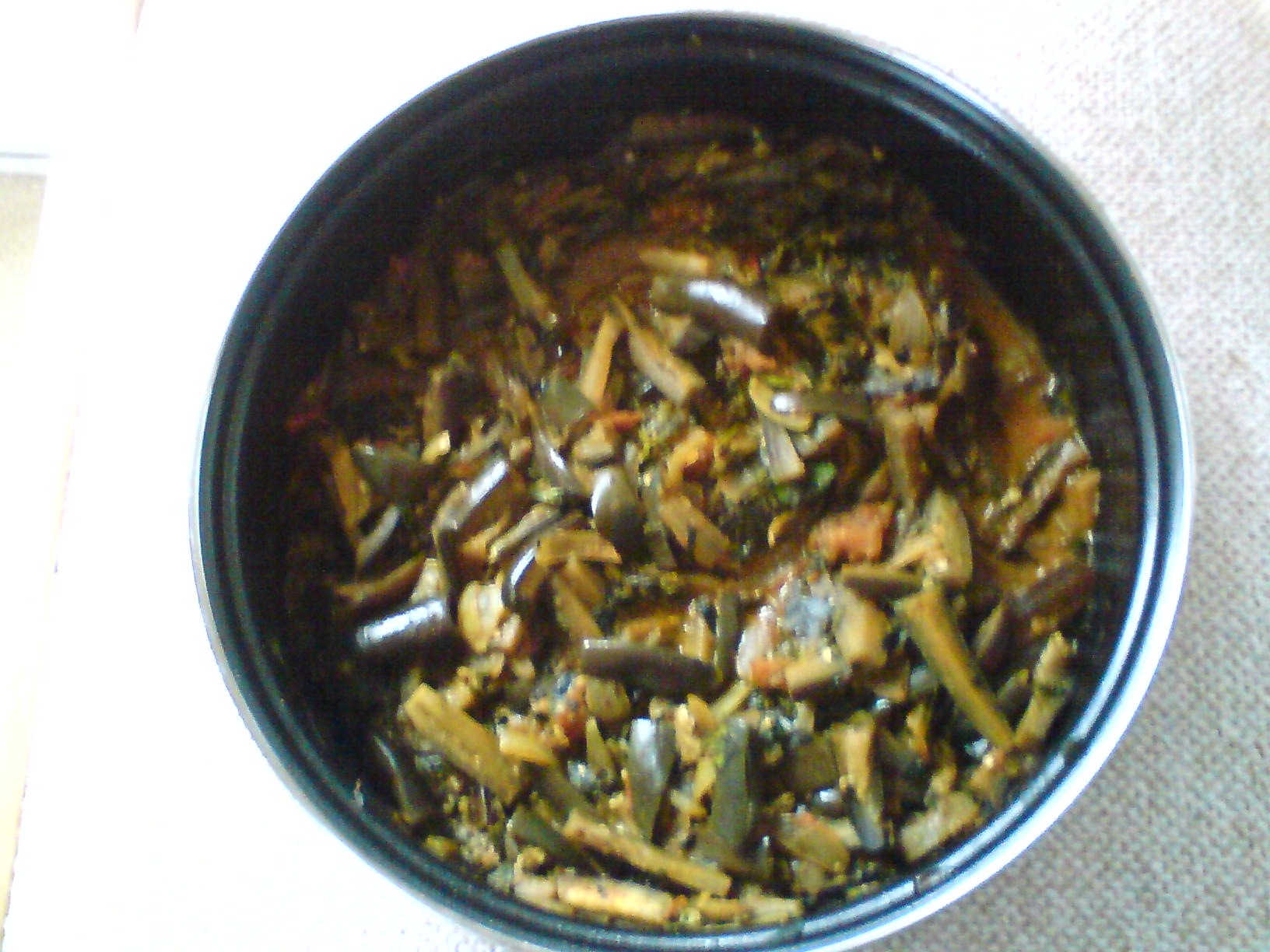 Methi Brinjal Curry picture